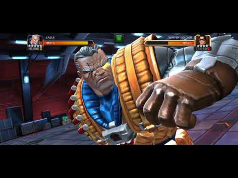 Can Horseman Cable win a fight using autofight against ROL Winter Soldier?