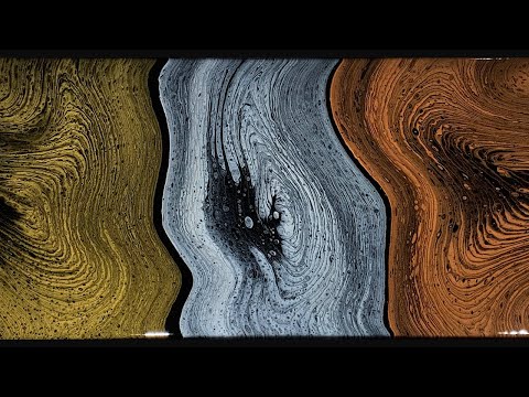 (261) Multiple Ring Pour - Fluid Acrylic Paint Pouring - Flow Art