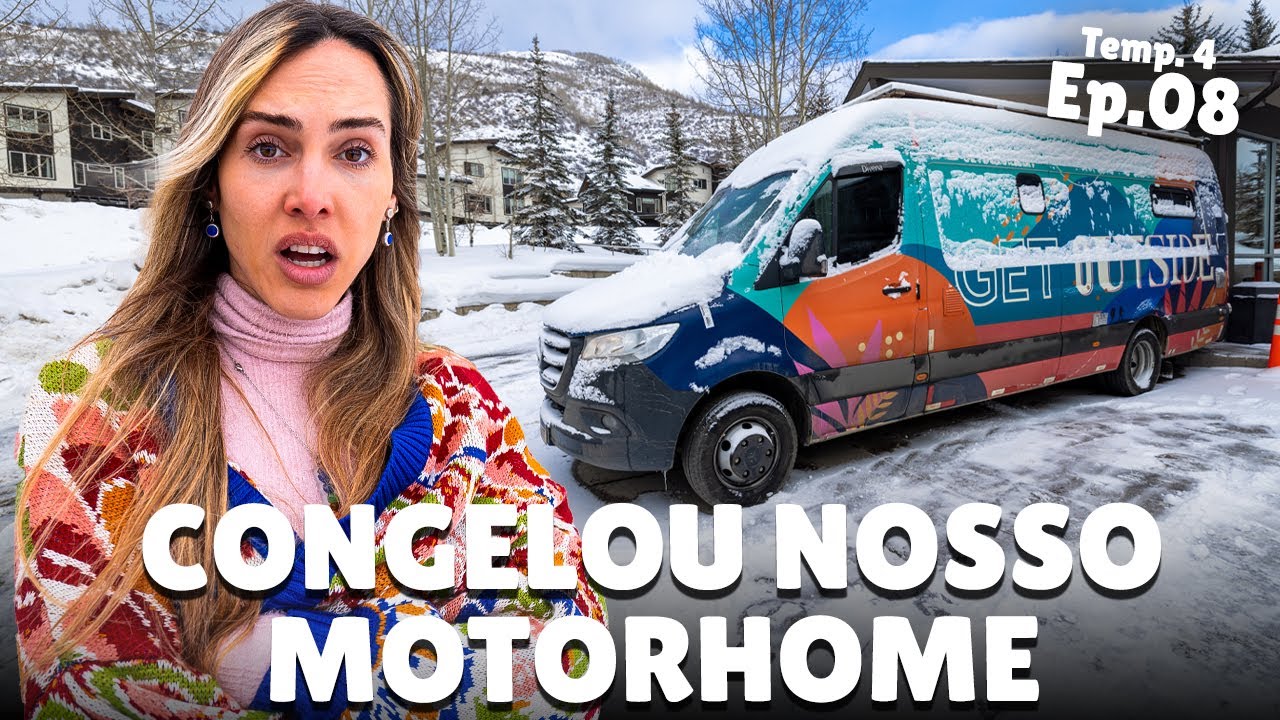 20 GRAUS NEGATIVOS: O frio causou estragos no MOTORHOME. Ep. 8