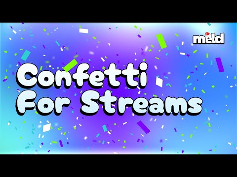 Confetti Overlay for Streamers - No Set Up!