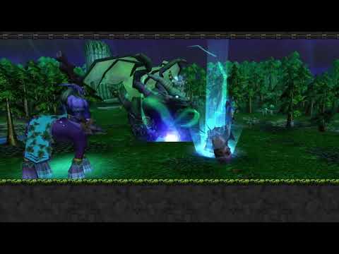 Malfurion Quest Good Ending, Malfurion and Illidan VS Jaraxxus and Mother Sharaz. Hard Difficulty