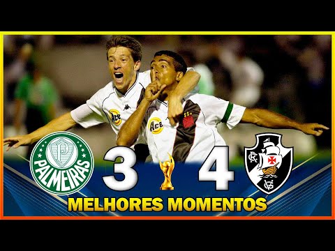 PALMEIRAS 3 X 4 VASCO ● MELHORES MOMENTOS ● COPA MERCOSUL 2000 ● FINAL ● JOGO 02