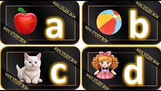a for apple b for ball song | abcd phonics song abcd phonics song | s alphabets#kidsstudybox