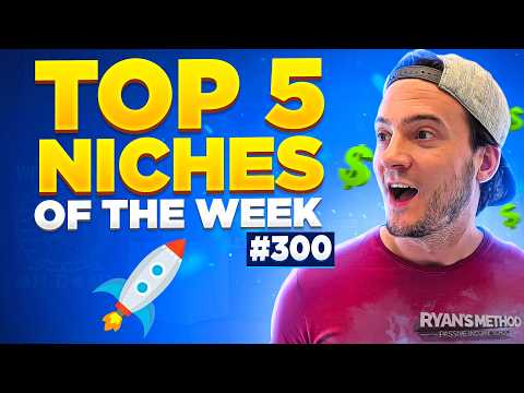 TOP 5 NICHES 🔥 Print on Demand Niche Research # 300 — (2/22/2026)