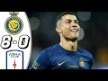 Al Nassr vs Abha Club 8 0   All Goals & Highlights   2024 🔥 Ronaldo Hattrick