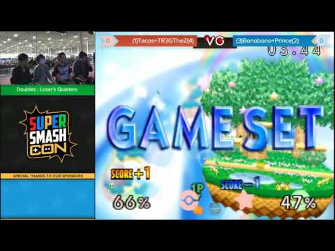 SSC 2016 Smash 64 Doubles - Tacos & TR3GTheZ Vs. Prince & Bonobono - SSB64 Losers Quarters