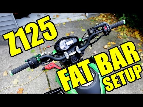 Fat Bar Setup Z125 / Grom - Protaper, RSC Clutch, Driven Bar Adapters