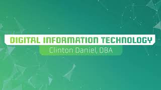 Digital Information Technology Introduction Video