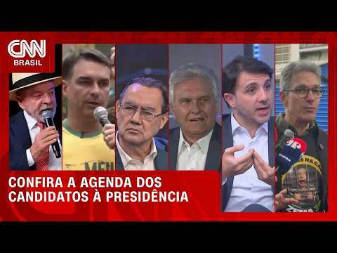 Eleições 2026: confira a agenda dos candidatos à presidência | CNN NOVO DIA