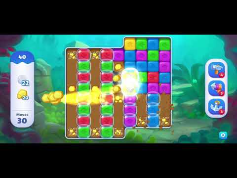 FISHDOM BLAST LEVEL 40 ~ No boosters