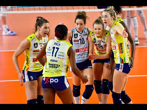 SCANDICCI vs CONEGLIANO - Quarterfinals CEV Champions League 20/21- Magdalena Stysiak vs Paola Egonu