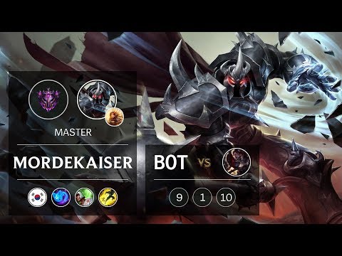 Mordekaiser Bot vs Darius - KR Master Patch 9.6