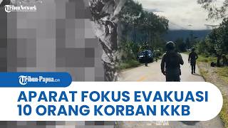 Aparat Evakuasi 10 Pendulang Emas Korban Kekejaman KKB di Pedalaman Papua Pegunungan