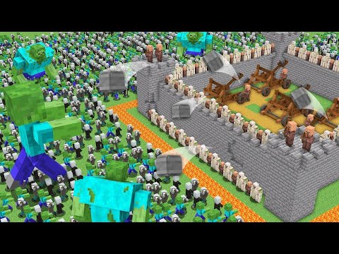 Adi-Spot - Zombies Vs Best Defence Base in Minecraft!