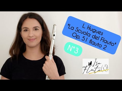 Hugues - La Scuola Del Flauto 1 - flute 2 of flute duet - N°3