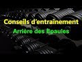 Conseil Entrainement : Arrière des Epaules