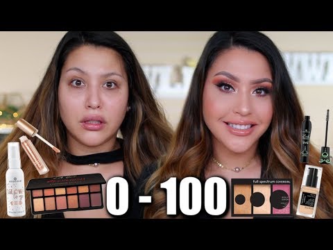 NEW DRUGSTORE MAKEUP! 0- 100! Video