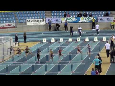 60mh vrouwen finale, BK indoor gent 2010