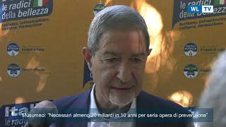 Musumeci: “Necessari almeno 20 miliardi in 10 anni per seria opera di prevenzione”