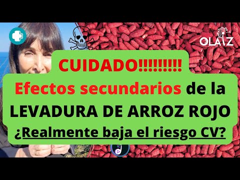 Efectos Secundarios de la Levadura de Arroz Rojo. Estatina Natural.