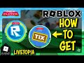 [EVENT] How To Get TIX AND TOKENS in LIVETOPIA - Roblox The Classic
