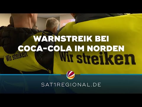 Warnstreik bei Coca-Cola in Norddeutschland