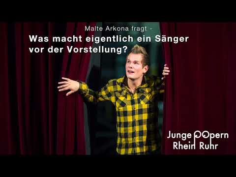 Malte Arkona fragt - Was macht eigentlich ein Sänger vor der Vorstellung?