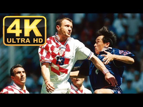 Japan - Croatia WORLD CUP 1998 Highlights | 4K ULTRA HD 60 fps |