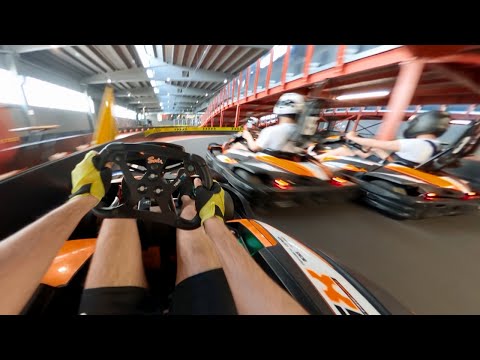 QUALIFYING MAYHEM - Indoor karting - eMotion Meda | GoPro MAX 4K 21:9