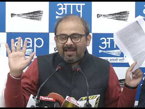 AAP Leader Dilip Pandey public the documentary evidence of Corruption of North MCD Mayor