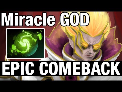 EPIC COMEBACK - Miracle- GOD Plays Invoker - Liquid VS OG - Dota 2