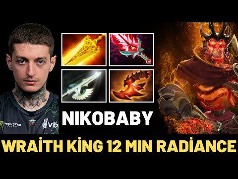 NIKOBABY Wraith King 12 Mın Radiance Build 7.31 Dota 2