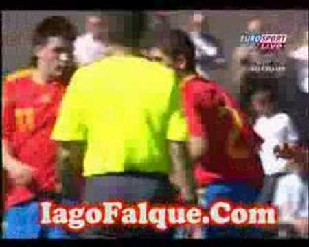 Iago Falqué con España, gol ante Francia [ IagoFalque.COm