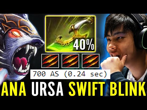 ANA is Back to OG  [Ursa] WTF SWFT BLINK!!? 700 AS Max Speed 100% GOD Dota 2 Pro Carry Guide