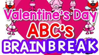 ABC Song | Valentine's Day Alphabet Dance| Learn the Alphabet| ABC Letters |Sing Play Create