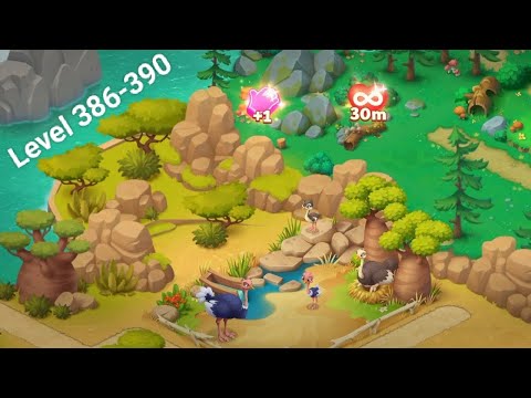 Gameplay Wildscapes Level 386-390