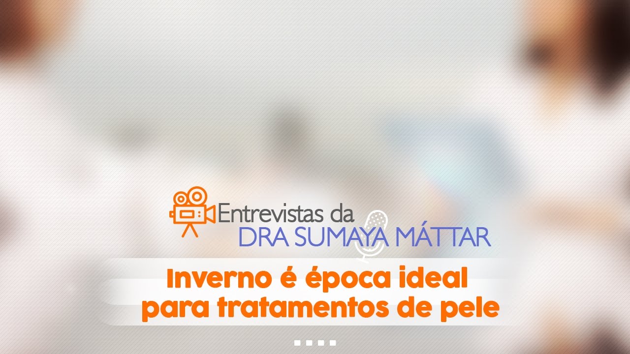 Inverno é época ideal para tratamentos de pele