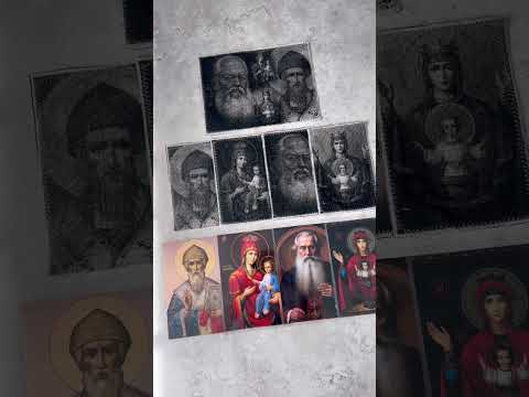 Миниатюра изображения товара Икона Wolves Для спасения от беды с молитвами 5340