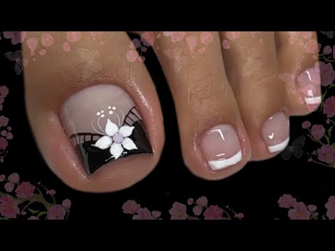 DISEÑO de UÑAS HERMOSO PARA PIES | Arte en 💅 🦶