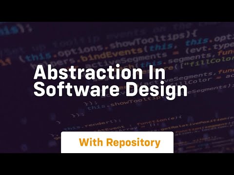 Abstraction in software design