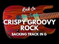Crispy Groovy Rock Backing Track For Guitar In G Minor