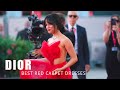 DIOR Best Red Carpet Dresses 4k