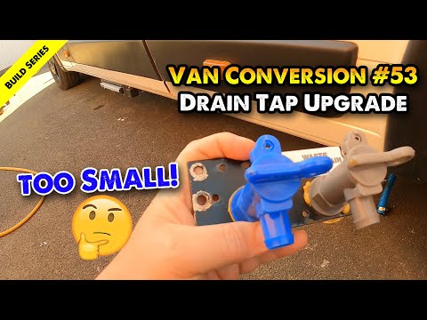 Drain taps too small so time for an upgrade!