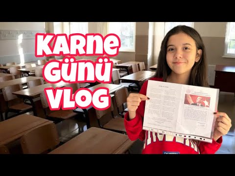 Benimle Hazırlan Karne Günü Vlog. Eflin Ela Zeybek