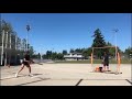 Camryn Milley 2021 - Hitting Front Toss Work