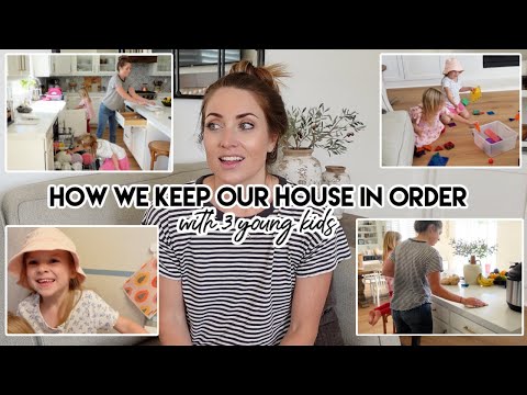 10 Tips for Keeping Your House Clean & Organized with Kids! | ft. Papaya Reusables | Kendra Atkins