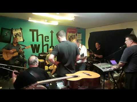 Freddie Santiago y los Ordoñez ensayo concierto en Limburg, Alemania. Junio 2019