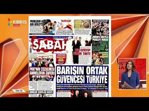 KIBRIS'TA SABAH - GAZETE MANŞETLERİ