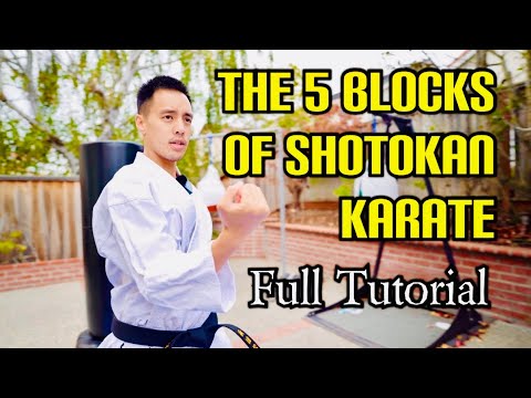 SHOTOKAN KARATE BLOCKS (FULL TUTORIAL) 🥋⛩