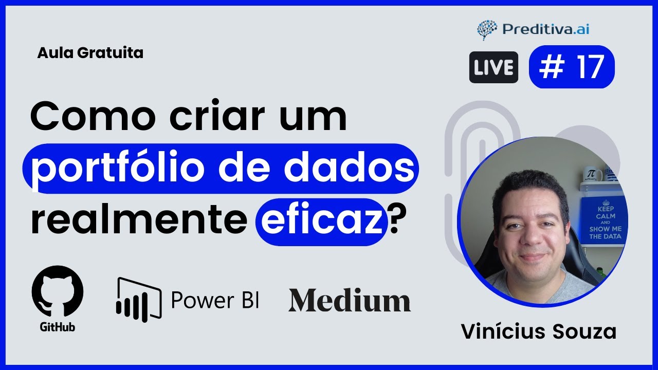 Live #17 - Como criar um portfólio de dados realmente eficaz?